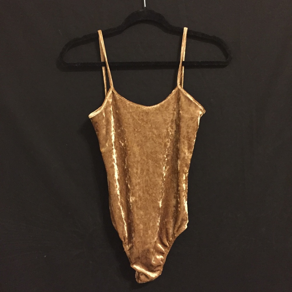 S Forever 21 velvet leotard